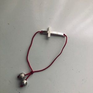 Red String Bracelet (Cross)